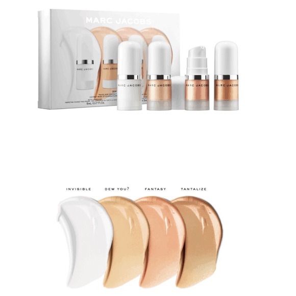 Marc Jacobs Makeup Marc Jacobs Like New Gel Highlighter Primer Set Dew Everything Mini